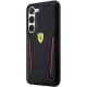 Ferrari чехол для Samsung Galaxy S23+ Carbon Contrast Edges Черный