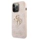 Guess GUHCP13X4GMGPI iPhone 13 Pro Max 6.7" pink/pink hardcase 4G Big Metal Logo