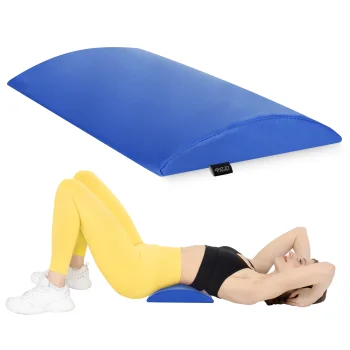 4FIZJO Lumbar Rehabilitation Half Roll 40 × 25 × 5 cm, Blue