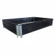 KLASIKA GARDEN Wooden Raised Garden Bed, 1200x800x195 mm, Black