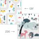 EDUCATIONAL MAT FOR CHILDREN, STREET / FOREST 177X158X0.8CM
