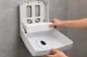 Wall-mounted ZZ paper towel dispenser, 40 cm, white