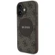 Guess 4G Circle Classic Logo MagSafe Case for iPhone 16 Brown
