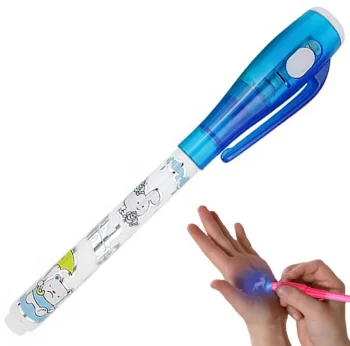 Spy Pen with Invisible Ink and UV Flashlight