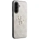 Guess Leather 4G Metal Logo Case for Samsung Galaxy A57 5G, Pink
