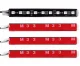 RGB LED Car Interior Lights 4x9 with Remote and Music Sync
