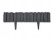 Decorative Lawn Edging WOOD 58 × 12.5 cm, Black