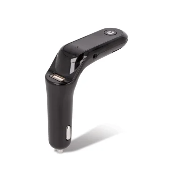 Bluetooth FM Transmitter Setty TFM-02 Car Charger, Black