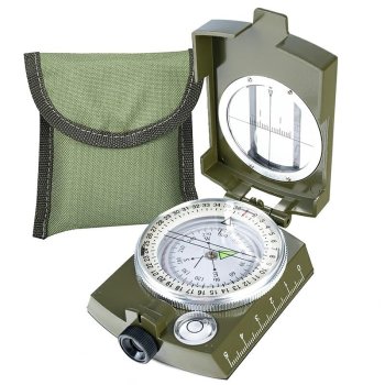 Prismatic Compass Military Grade Lensatic Sighting for Hiking