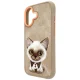 Nimmy iPhone 17 Case Big Eyed Pet 2.0 Cat, Beige