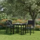 Multigarden Garden Chair Set, 2 pcs, Black
