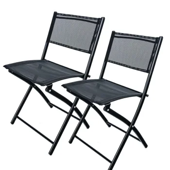 Gotel O13A Folding Garden Chairs, Polyrattan, 2 pcs