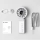 Jisulife Handheld Fan Life7 3600mAh Portable USB Fan - Gray