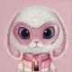 Nimmy Cool&Cute 2.0 Rabbit Case for iPhone 17 Pro Max, Pink