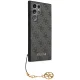 Guess 4G Charms Case for Samsung Galaxy S24 Ultra, Black