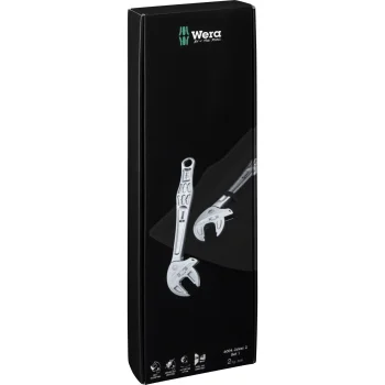 Wera 6004 Joker 2 Set Self-Setting Open-End Wrench Set (19–32 mm, 2 Pieces)