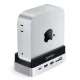 Orico MiniDock 10-in-1 Docking Station with M.2 SSD Bay for Mac mini 2024, Silver