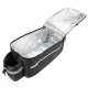 WYA26Y0S Thermal Bike Pannier Bag with Shoulder Strap, Black