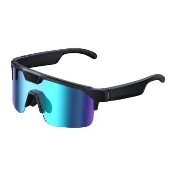 Zeblaze Q01 AI Sports Sunglasses with Camera, Blue