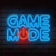 Forever Light Neon PLEXI LED GAME MODE, Blue/Red