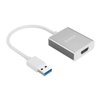 Orico UTH USB-A 3.0 to HDMI Adapter, Silver