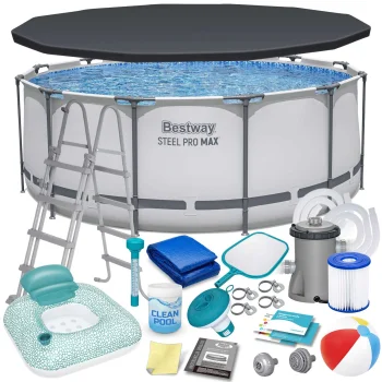 Bestway 56420 Frame Pool with Accessories, 366 x 122 cm