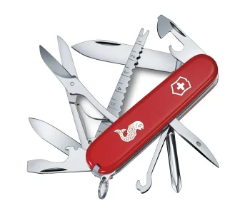 Victorinox Fisherman Pocket Knife, Red