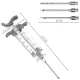 Ruhhy 00023055 Meat Injector Syringe with 3 Needles, 50 ml
