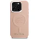 Karl Lagerfeld Initial & Metal Logo MagSafe Case for iPhone 16 Pro Max, Pink