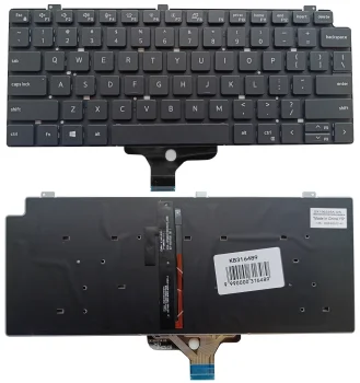 Keyboard for Dell Latitude 7310, Backlit, US Layout, Black