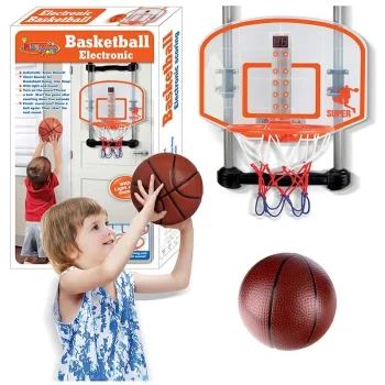 Electronic Basketball Hoop with Scoreboard