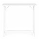 Folding Computer Desk 80x45 cm Small Laptop Table for Home Office ModernHome, white