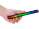 USB RGB LED Light Bar with Sound Reaction, 18 Modes, Black