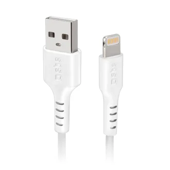 Sbs USB-A to Lightning Cable (1m) MFi, White