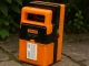 Portable Electric Camping Shower with USB Pump, Orange/Grey