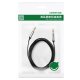 Ugreen AV119 3.5mm AUX Audio Cable 1m, Black