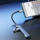 Dudao A16T 4-in-1 USB-C to 4x USB-A Hub, Black