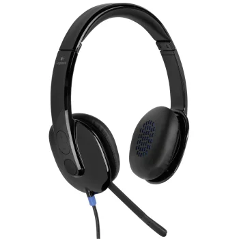 Logitech H540 USB PC Headset, Black