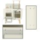 Lulilo Retro Wooden Play Kitchen for Kids with Accessories, 73 cm