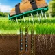 Lawn Aerator Shoes Attachments with Spikes, Green