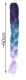 Kanekalon Synthetic Ombre Afro Braids for Hairstyles 60cm, Purple-Blue