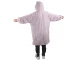 Oversize Blanket Hoodie with Hood, Fuchsia