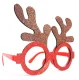 Christmas decorative glasses with reindeer design