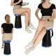 Folding Telescopic Camping Stool, Blue, up to 200 kg