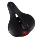 Rallex Sports Bicycle Saddle with Elastic Foam and LED Light, Black