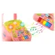 Ricokids RK-744 2-in-1 Educational Walker with Music, Pink