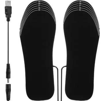 Heated Foot Warmer, Thermal Insoles for Shoes with USB, Size 35-40, 2 pcs.