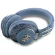 Guess ENC Metal 4G Logo Over-Ear Headphones - Blue