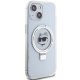 Karl Lagerfeld iPhone 15 Case Ring Stand Choupette Head MagSafe, White