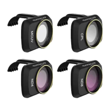 Sunnylife Set of 4 Filters CPL ND4 ND8 UV for DJI Mini 2 / Mini 2 SE (MM-FI9257)